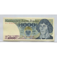 POLONIA1982 1.000 ZLOTIS BILLETE SIN CIRCULAR, UNC